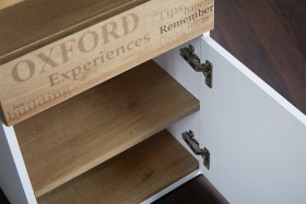 Стол с ящиками «Оксфорд» (Ривьера/Белый с рисунком) в Томмоте - tommot.katalogmebeli.com | фото 10