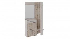 Шкаф для одежды «Нуар» тип 1 Фон серый/Дуб сонома в Томмоте - tommot.katalogmebeli.com | фото 2