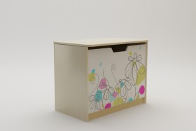 Ящик для игрушек Флёр (Белый/корпус Клен) в Томмоте - tommot.katalogmebeli.com | фото