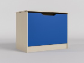 Ящик для игрушек Скай (Синий/корпус Клен) в Томмоте - tommot.katalogmebeli.com | фото