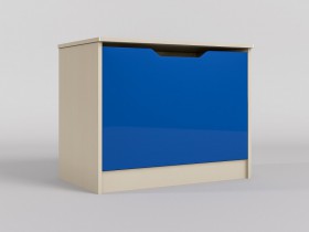 Ящик для игрушек Скай люкс (Синий/корпус Клен) в Томмоте - tommot.katalogmebeli.com | фото