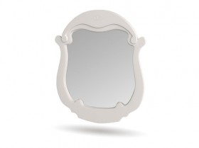 Зеркало настенное Мария (Белый глянец) в Томмоте - tommot.katalogmebeli.com | фото 1