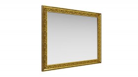 Зеркало навесное "Айрум"/(дуб кальяри / профиль: золото с орнаментом) в Томмоте - tommot.katalogmebeli.com | фото 1